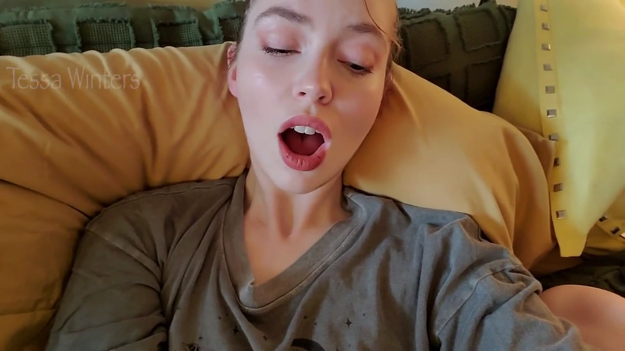 Tessa Winters has a sneaky cheating ex who gives her a JOI call. porn video